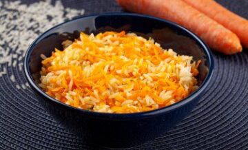 Arroz com cenoura congelado 130g