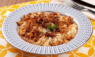 Arroz marroquino com cebola caramelizada congelado 180g