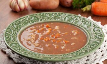 Sopa de feijão congelado 400g