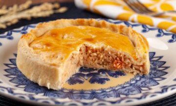 Torta de frango com catupiry congelado 150g